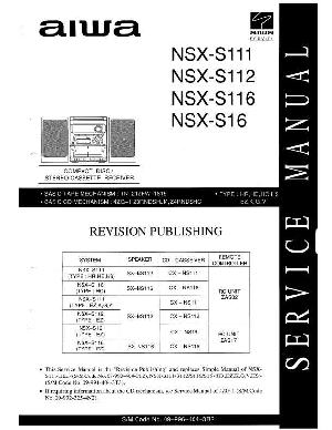 Service manual AIWA NSX-S16, NSX-S111, NSX-S112, NSX-S116 ― Manual-Shop.ru