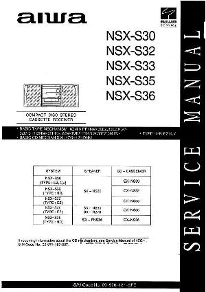 Service manual Aiwa NSX-S30, NSX-S32, NSX-S33, NSX-S35, NSX-S36 ― Manual-Shop.ru