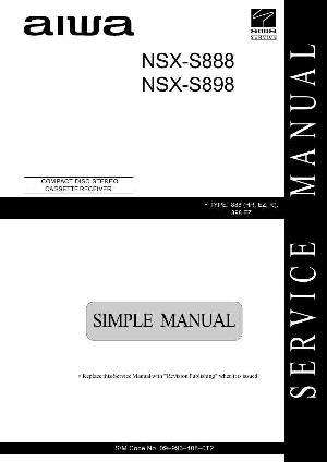 Service manual Aiwa NSX-S888, NSX-S898 ― Manual-Shop.ru