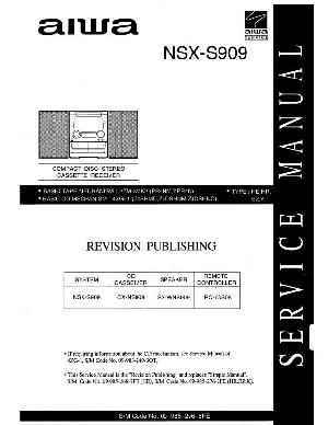 Сервисная инструкция AIWA NSX-S909 ― Manual-Shop.ru