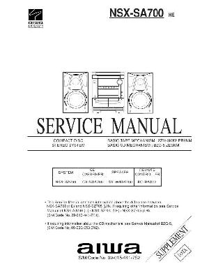 Service manual AIWA NSX-SA700 ― Manual-Shop.ru
