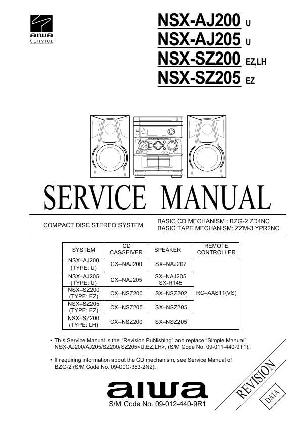 Сервисная инструкция Aiwa NSX-SZ200, NSX-SZ205 ― Manual-Shop.ru