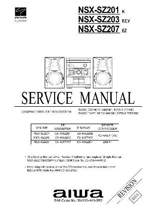 Сервисная инструкция Aiwa NSX-SZ201 ― Manual-Shop.ru