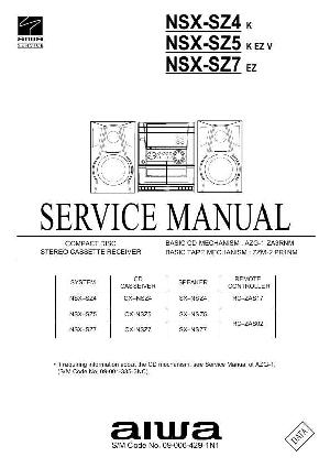 Сервисная инструкция Aiwa NSX-SZ4, NSX-SZ5, NSX-SZ7 ― Manual-Shop.ru