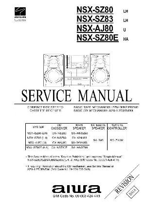 Service manual Aiwa NSX-SZ80, NSX-SZ83 ― Manual-Shop.ru