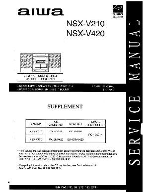 Сервисная инструкция AIWA NSX-V210, NSX-V420 ― Manual-Shop.ru