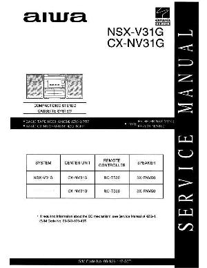 Сервисная инструкция AIWA NSX-V31G, CX-NV31G ― Manual-Shop.ru