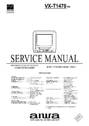 Сервисная инструкция Aiwa VX-T1470 ― Manual-Shop.ru
