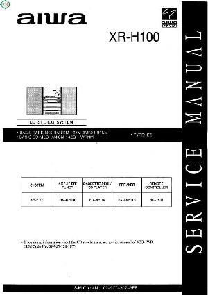 Service manual Aiwa XR-H100 ― Manual-Shop.ru