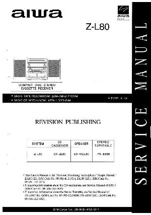 Сервисная инструкция Aiwa Z-L80 ― Manual-Shop.ru