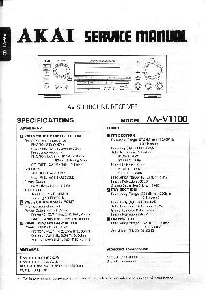 Service manual AKAI AA-V1100 ― Manual-Shop.ru