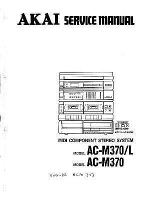 Сервисная инструкция Akai AC-M370 ― Manual-Shop.ru