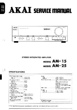 Service manual Akai AM-15, AM-25 ― Manual-Shop.ru