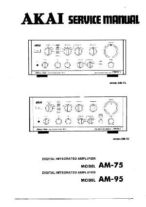 Сервисная инструкция Akai AM-75, AM-95 ― Manual-Shop.ru