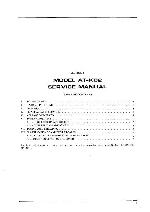 Service manual Akai AM-U02, AT-K02