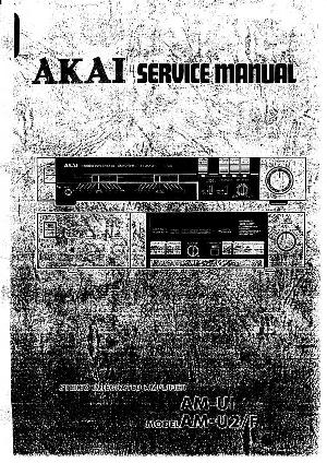 Сервисная инструкция Akai AM-U1, AM-U2F ― Manual-Shop.ru