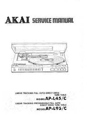 Сервисная инструкция Akai AP-L45, AP-L95 ― Manual-Shop.ru