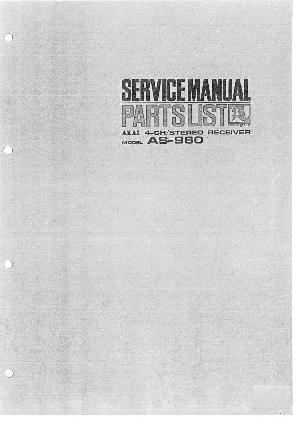 Service manual Akai AS-960 ― Manual-Shop.ru