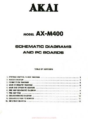 Service manual Akai AX-M400 ― Manual-Shop.ru