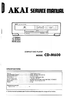 Service manual Akai CD-M600 ― Manual-Shop.ru