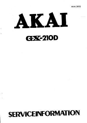 Service manual Akai GX-210D ― Manual-Shop.ru