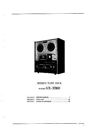 Сервисная инструкция Akai GX-370D ― Manual-Shop.ru