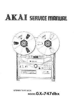 Service manual Akai GX-747DBX ― Manual-Shop.ru