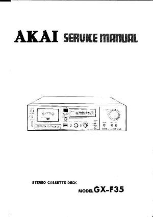 Service manual Akai GX-F35 ― Manual-Shop.ru