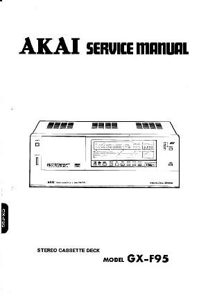 Сервисная инструкция Akai GX-F95 ― Manual-Shop.ru