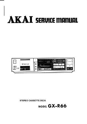 Service manual Akai GX-R66 ― Manual-Shop.ru