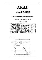 Сервисная инструкция Akai GX-R70