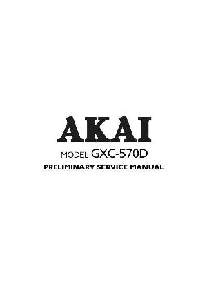 Service manual Akai GXC-570D ― Manual-Shop.ru