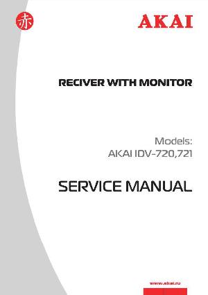 Service manual Akai IDV-720, IDV-721 ― Manual-Shop.ru
