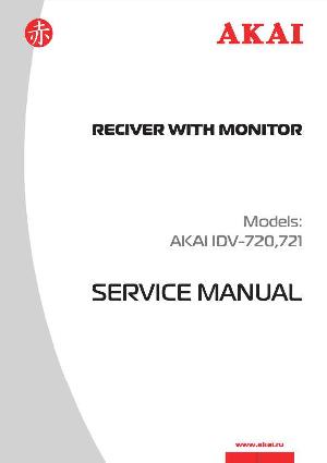 Сервисная инструкция Akai IDV-720, IDV-721 ― Manual-Shop.ru