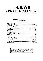 Service manual Akai LCT-2701TD
