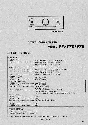 Сервисная инструкция Akai PA-770, PA-970 ― Manual-Shop.ru