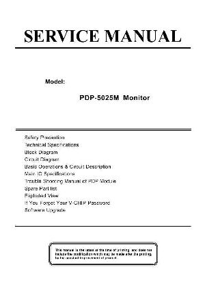 Сервисная инструкция Akai PDP-5025M ― Manual-Shop.ru