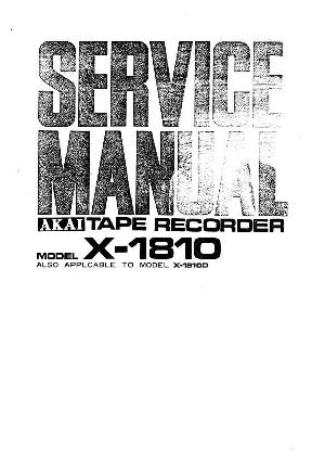 Сервисная инструкция Akai X-1810 ― Manual-Shop.ru