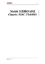 Service manual Akira 21BHS3ANZ, TDA9381