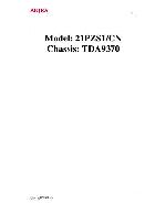 Service manual Akira 21PZS1CN, TDA9370