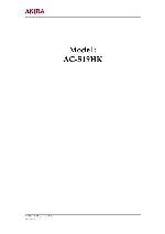 Сервисная инструкция Akira AC-S19HK