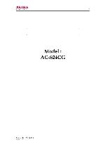 Service manual Akira AC-S24CG