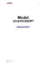 Сервисная инструкция Akira CT-21CCS5CPT, ETE-2