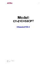 Service manual Akira CT-21CHS5CPT, ETE-2