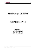 Service manual Akira CT-29NX9