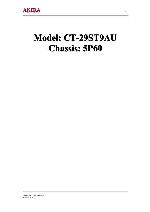 Service manual Akira CT-29ST9AU, 5P60