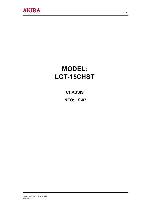 Service manual Akira LCT-15CHST