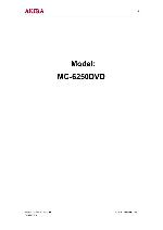 Service manual Akira MC-6250DVD