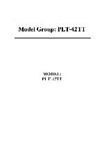 Service manual Akira PLT-42TT