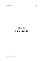 Service manual Akira WM-62SAU1L